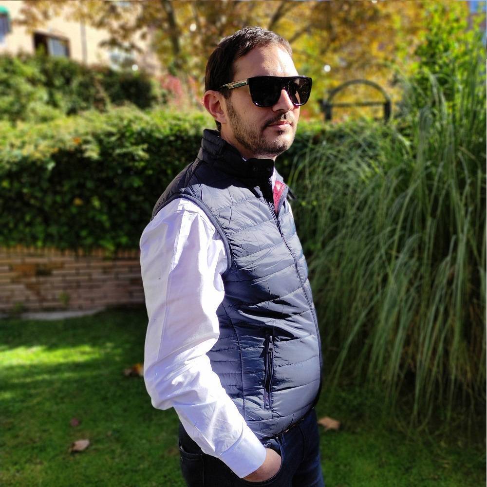 Chaleco acolchado ultraligero azul marino