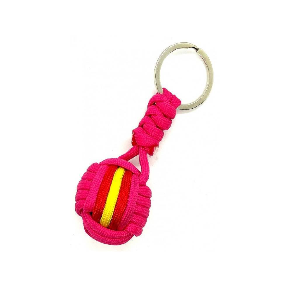 Llavero bola Bandera España rosa capote