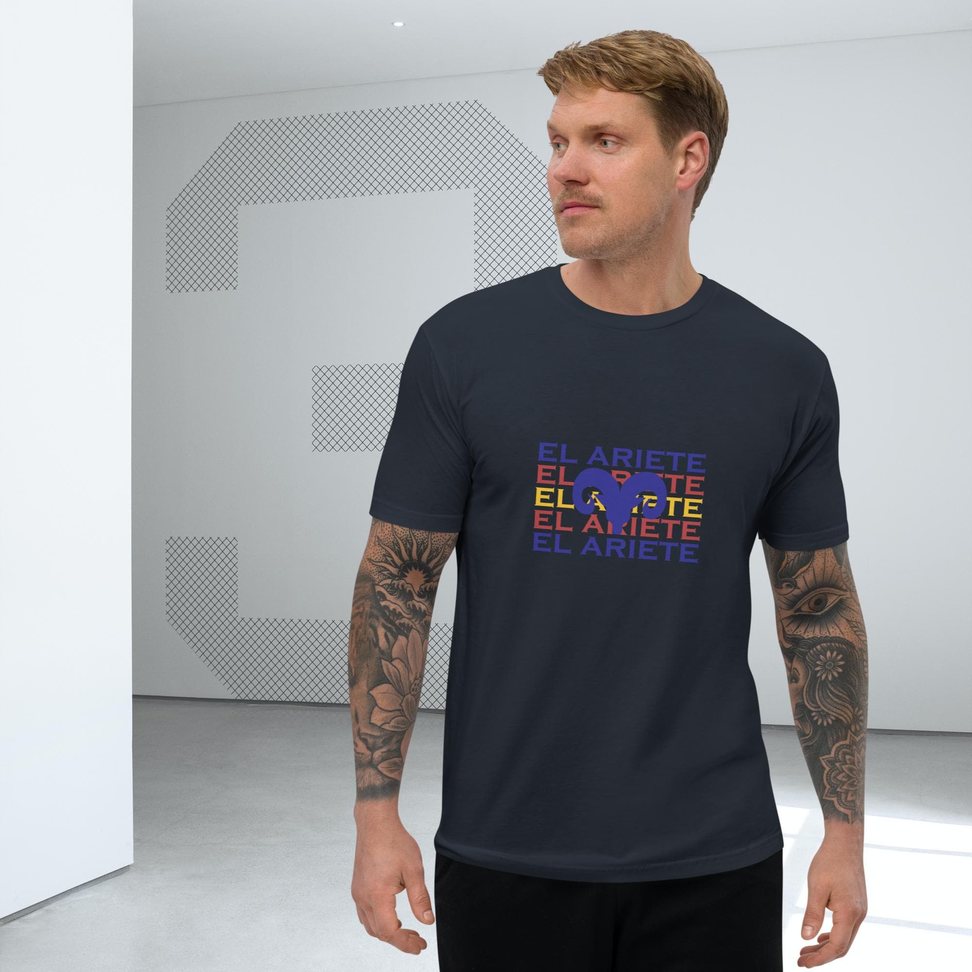 Camiseta algodón orgánico marino "Brand"