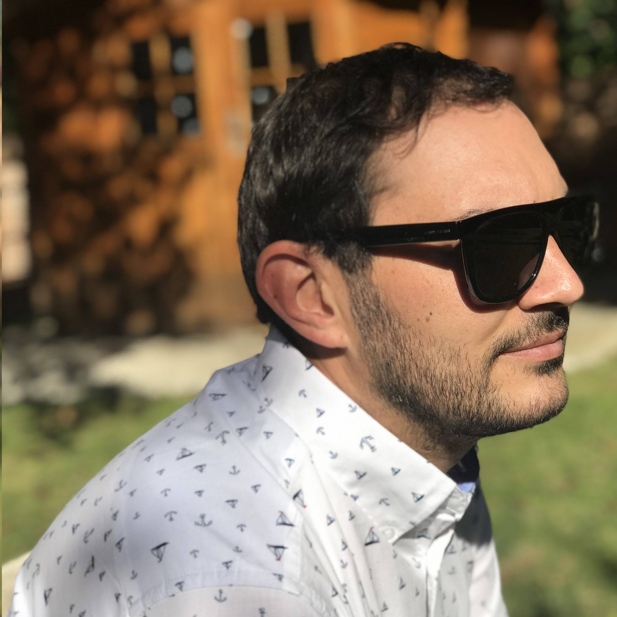 Camisa de hombre slim Mediterráneo